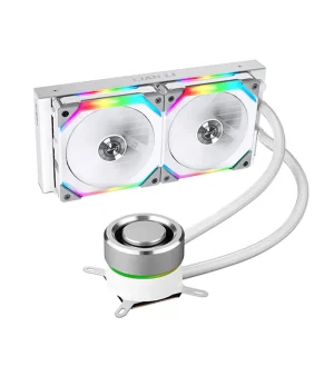خنک کننده مایع پردازنده لیان لی Galahad AIO UNI FAN SL Edition 240 White